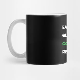 eat sleep coronavirus repeat, coronavirus 2020 Mug